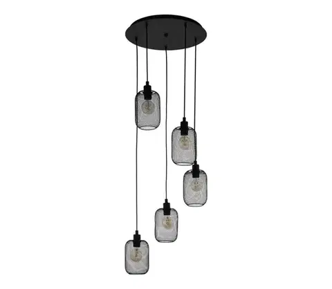 Svietidlá Eglo 43334 - Luster na lanku WRINGTON 5xE27/60W/230V 43334
