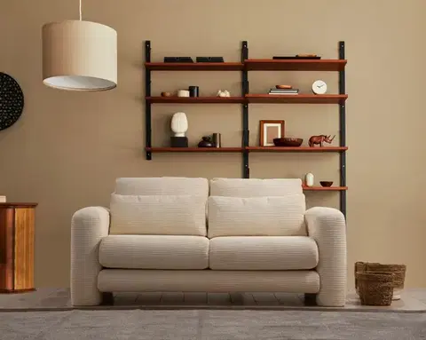 Pohovky a gauče Dvojmiestna pohovka Lily Beige - 2