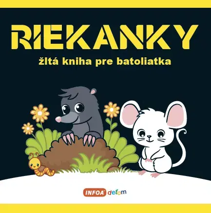 Básničky a hádanky pre deti Riekanky - žltá kniha pre batoliatka (SK vydanie)