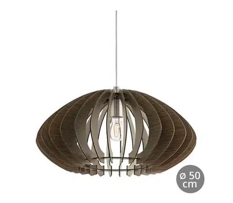 Svietidlá Eglo 95261 - Luster COSSANO 2 1xE27/60W/230V 95261