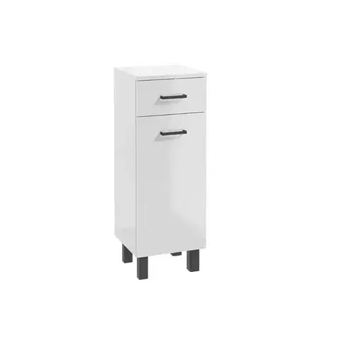 Nábytok ArtDef Skrinka do kúpeľne NOVELTY White B30