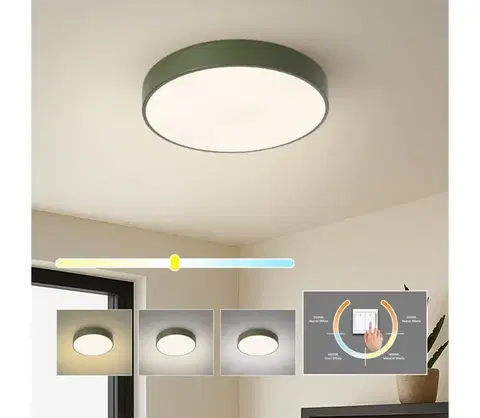 Svietidlá BRILAGI - LED stropné svietidlo POOL LED/36W/230V 3000/4000/6000K 30 cm zelené BRI678