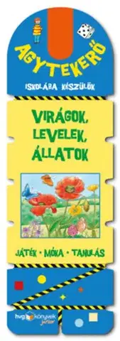Príprava do školy, pracovné zošity Agytekerő - Iskolába készülök - Virágok, levelek és állatok