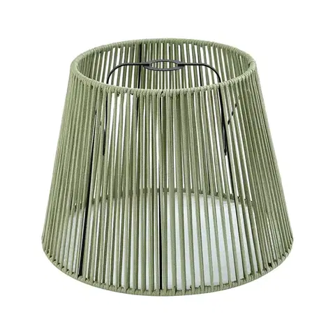 Tienidlo na lampu Vonkajšie tienidlo s zeleným lanom IP54 40/28/30 - Jayla