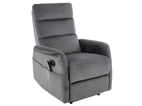 Kreslá Relaxačné kreslo Solon M Velvet