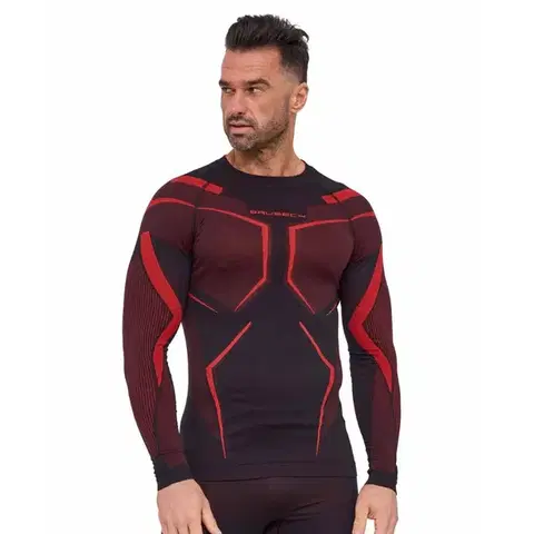 Dámske spodky Pánske funkčné tričko Brubeck Dry s dlhým rukávom LS1743M 002 - XL