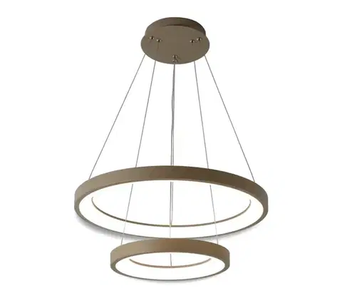 Svietidlá BRILAGI - LED stmievateľný luster na lanku FALCON SLIM LED/68W/230V pr. 50 cm béžová + DO BRDX1330-2/BG