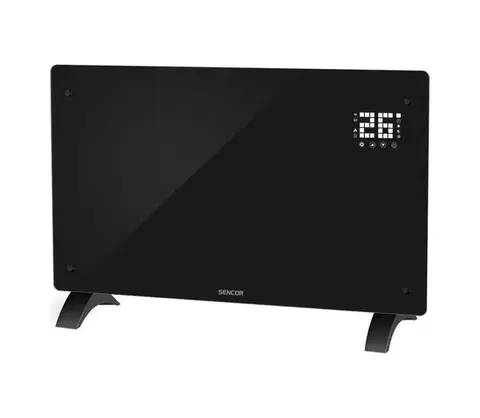Predlžovacie káble Sencor - Inteligentný elektrický priamotop/konvektor 2000W IP24 Wi-Fi čierny + diaľkové ovládanie 41016917