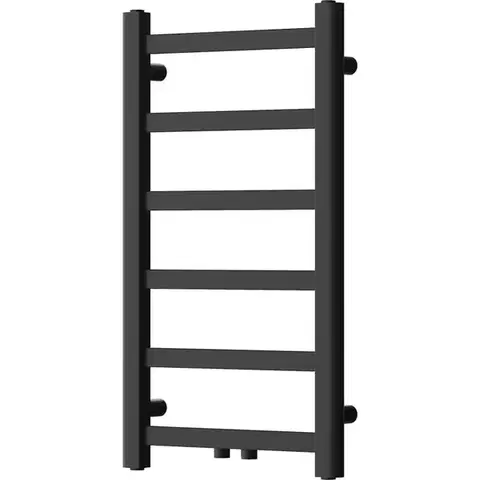 Radiátory do kúpeľne MEXEN - Bolt vykurovací rebrík/radiátor 700 x 400 mm, 165 W, čierna W126-0700-400-00-70