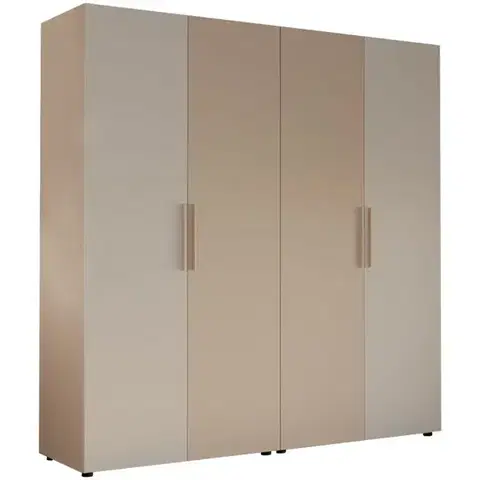 Šatníkové skrine Skriňa Moduklix Set 18 Biela/Piesok
