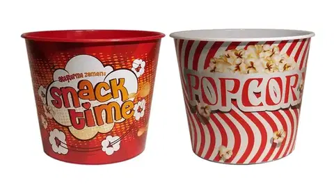 Dózy na potraviny MAKRO - Dóza na popcorn, rôzne motívy