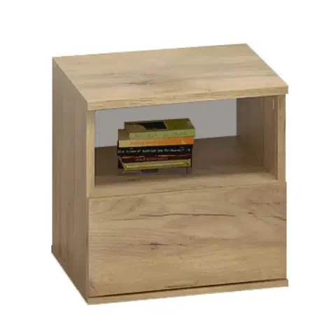 Nočné stolíky KONDELA Doli nočný stolík dub artisan