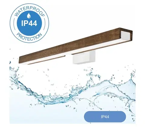 Svietidlá BRILAGI-LED Kúpeľňové osvetlenie zrkadla WOODY MIRROR LED/12W/230V IP44 dub/biela 8590828607519