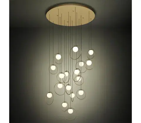 Svietidlá Eglo 390346 - LED Stmievateľný luster na lanku PORTOCOLOM 17xLED/3W/230V pr. 78 cm 390346