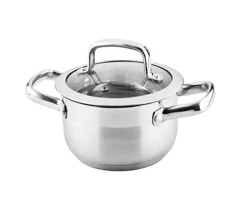 Panvice a hrnce Lamart - Hrniec s pokrievkou 16 cm nerez 42000340