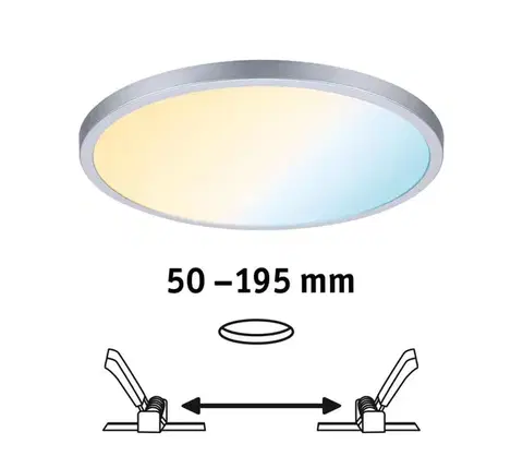Svietidlá Paulmann 93046 - LED/16W IP44 Kúpeľňové podhľadové svietidlo AREO 230V 93046