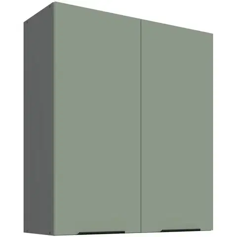 Kuchynské skrinky visiace Kuchynská skrinka Aria-SA/ANT anti fingerprint 80G-90 2F