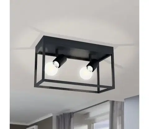 Svietidlá Eglo 98332 - Stropné svietidlo SILENTINA 2xE27/40W/230V 98332