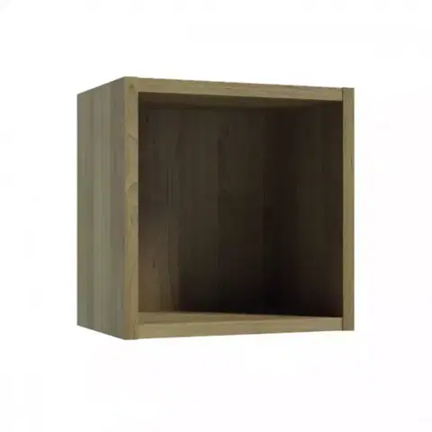 Závesné kúpeľňové skrinky Kúpeľňová skrinka Qubik hľuzovkový buk 30x30x20