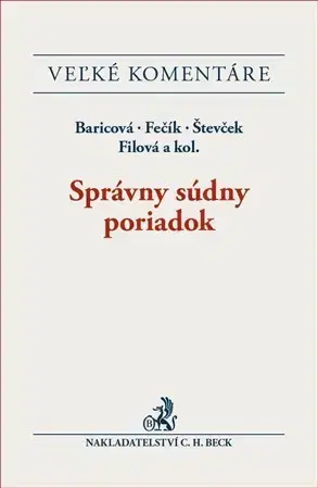 Správne právo Správny súdny poriadok - Komentár - Kolektív autorov