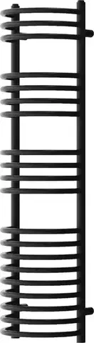 Radiátory do kúpeľne MEXEN - Eros vykurovací rebrík / radiátor 1200 x 318 mm, 419 W, čierna W112-1200-318-00-70