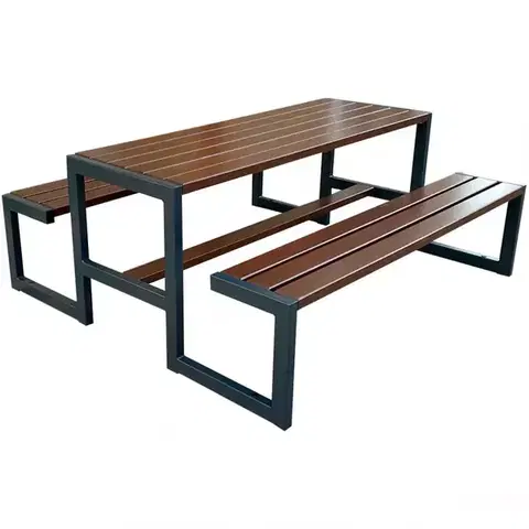 Záhradné zostavy Záhradný komplet Picknick Grande palisander