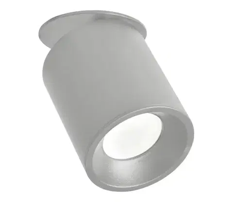 Svietidlá  Podhľadové bodové svietidlo HARON 1xGU10/10W/230V šedá 314208