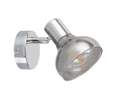 Svietidlá Rabalux 5555 - Nástenné svietidlo HOLLY 1xE14/40W/230V lesklý chróm  5555