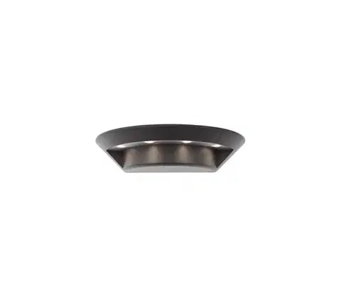 LED osvetlenie Redo 9407 - LED Vonkajšie nástenné svietidlo PLATE 4xLED/3W/230V 4100K IP54 antrac 9407
