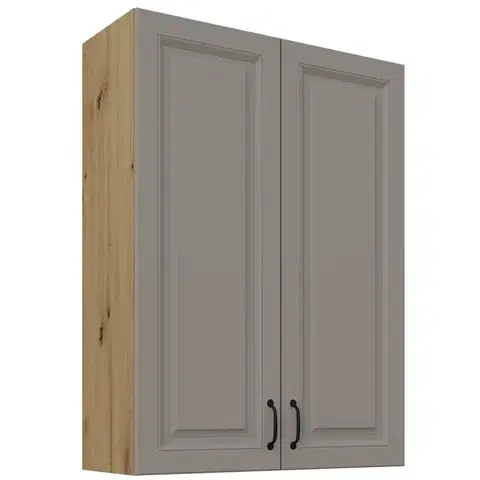 Kuchynské skrinky visiace Skrinka do kuchyne Stilo claygrey/artisan 80G-108 2F