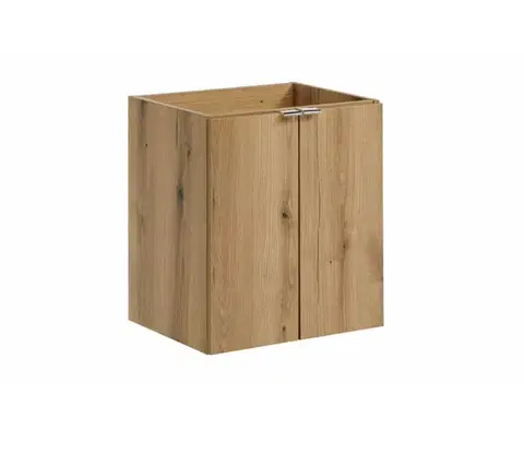 Skrinky do kúpeľne ArtCom Skrinka pod umývadlo NOVA Oak 82-50-2D | 50 cm s dvierkami