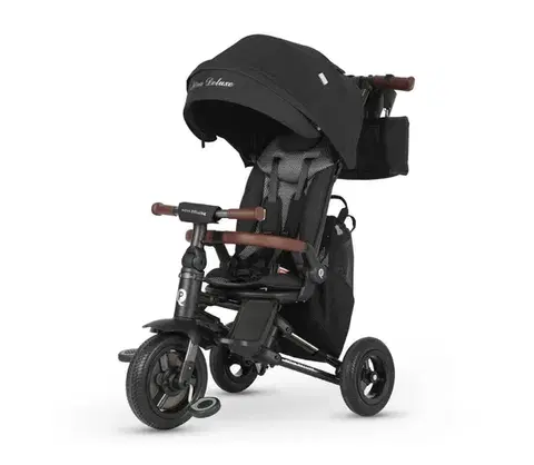 Trojkolky QPlay - Detská trojkolka 5v1 NOVA DELUXE čierna S702_Black