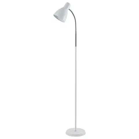 Lampy do obývačky Stojacia lampa LONG BEACH WHITE VO2526 LP1