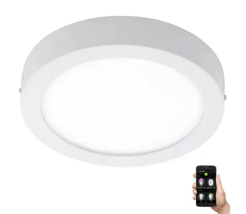 Svietidlá Eglo 33575 - LED Stmievateľné kúpeľňové svietidlo ARGOLIS-C 16,5W/230V IP44 biela 33575