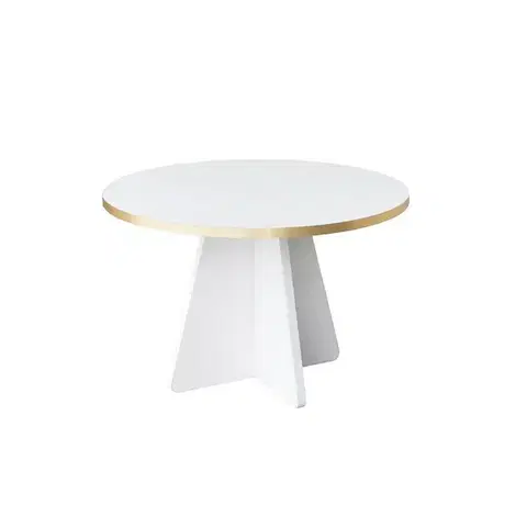 Konferenčné stolíky Konferenčný stolík Mushroom Gold and White