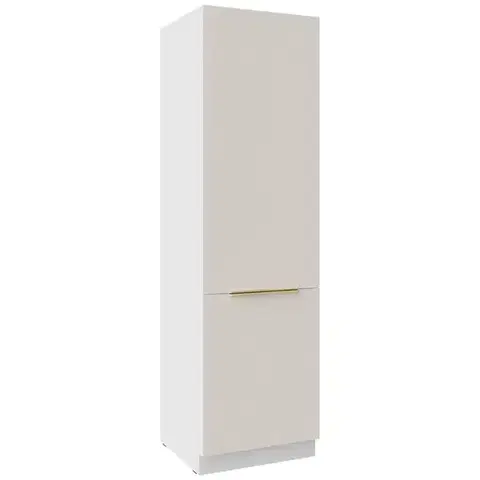 Kuchynské skrinky Kuchynská Skrinka Nicea 60DK-210 2F pieskovo béžová