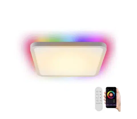 Svietidlá  NEO 07168-W40-LED RGB+CCT Stmievateľné svietidlo 50W/230V Wi-Fi Tuya biela+DO 07168-W40