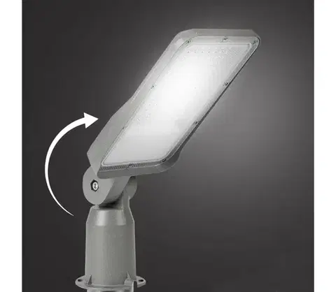 LED osvetlenie BRILAGI - LED vonkajšie pouličné svietidlo s kĺbom URBANLIGHT LED/50W/230V, šedé, IP65 BRI790