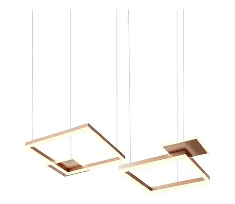 Svietidlá Redo 01-2613 - LED stmievateľný luster na lanku SIGUA LED/110W/230V CRI 90 hnedá 01-2613