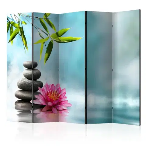 Paravány Paraván Water Lily and Zen Stones Dekorhome