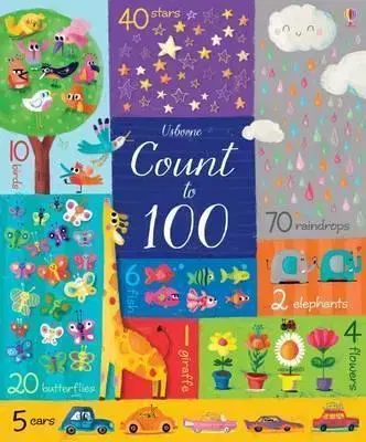 Leporelá, krabičky, puzzle knihy Count to 100 - Felicity Brooks