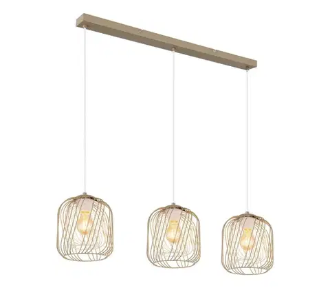 Svietidlá Globo 15965-3H - Závesný luster na lankách DICHTI 3xE27/40W/230V 15965-3H