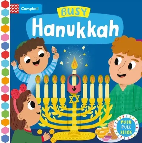 Leporelá, krabičky, puzzle knihy Busy Hanukkah - Campbell Books