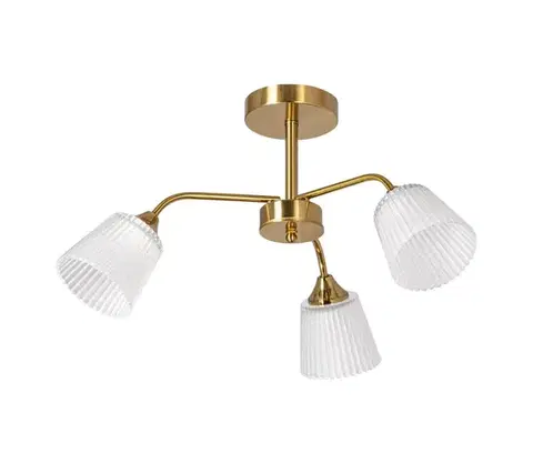 Svietidlá  Luster na tyči 3xE14/60W/230V zlatá W-N6600/3