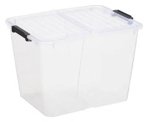 Boxy na skladovanie PLAST TEAM - Box FLEX úložný 30l transparentný