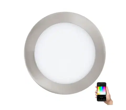 LED osvetlenie Eglo 32754 - LED RGB stmievateľné zapustené stropné svietidlo FUEVA-C LED/10,5W/230V 32754