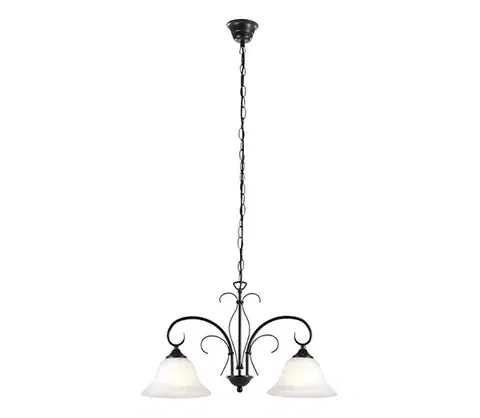 Svietidlá Globo 68410-2 - Luster na reťazi 2xE27/60W/230V