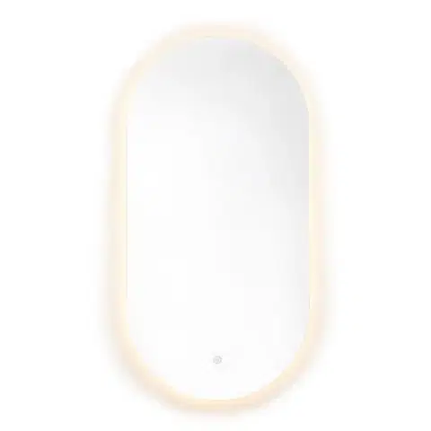 Kúpeľňové zrkadlá Zrcadlo s LED osvětlením, vyhřívanou fólií a senzorem Naturel Project 40x80 cm ZPROV8040LED ZPROV8040LED