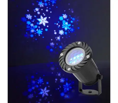 LED osvetlenie  CLPR1 - LED Vianočný vonkajší projektor snehových vločiek 5W/230V IP44 CLPR1