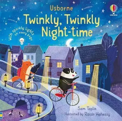 Leporelá, krabičky, puzzle knihy Twinkly Twinkly Night Time - Sam Taplin,Róisín Hahessy